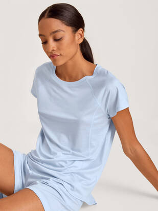 CALIDA Deepsleepwear Cooling Shirt harmony-blau