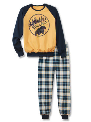 CALIDA Teen Boys Pyjama peacoat-blau