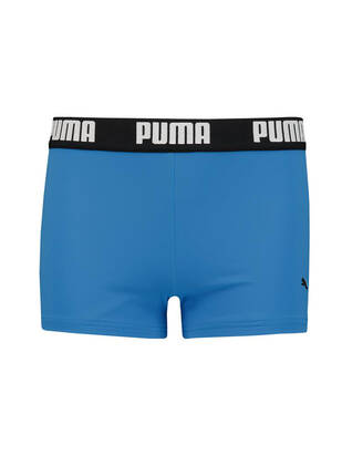 PUMA Boys Swim Trunk Logo energy-blau