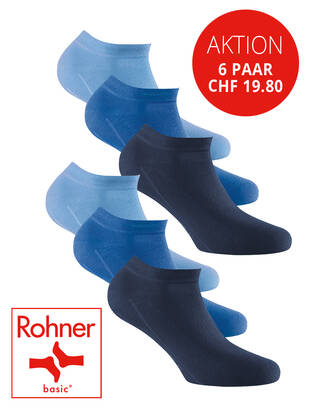 ROHNER Basic Sneaker Socken navy